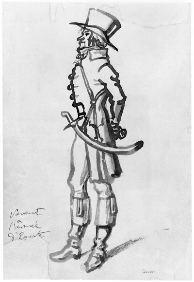 A scientist of the Egyptian campaign by French School